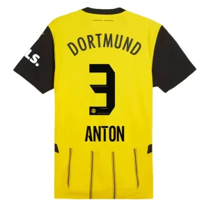 Koop Goedkope BVB Borussia Dortmund 2024/25 Waldemar Anton #3 Thuis tenue Korte Mouwen Online