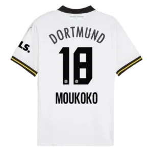 Koop Goedkope BVB Borussia Dortmund 2024/25 Youssoufa Moukoko #18 Derde tenue Korte Mouwen Online