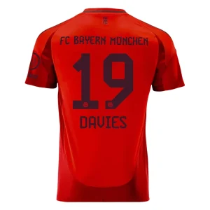 Koop Goedkope Bayern München 2024/25 Alphonso Davies #19 Thuis tenue Korte Mouwen Online