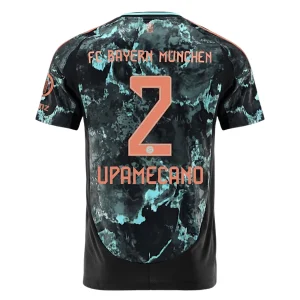 Koop Goedkope Bayern München 2024/25 Dayot Upamecano #2 Uit tenue Korte Mouwen Online