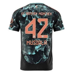 Koop Goedkope Bayern München 2024/25 Jamal Musiala #42 Uit tenue Korte Mouwen Online