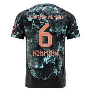 Koop Goedkope Bayern München 2024/25 Joshua Kimmich #6 Uit tenue Korte Mouwen Online