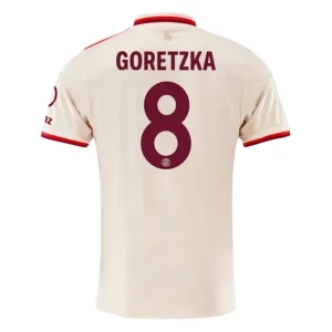 Koop Goedkope Bayern München 2024/25 Leon Goretzka #8 Derde tenue Korte Mouwen Online