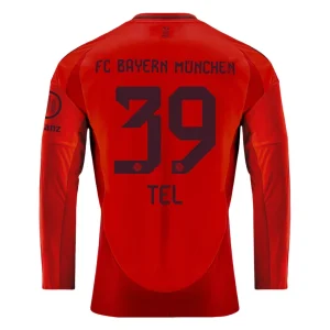 Koop Goedkope Bayern München 2024/25 Mathys Tel #39 Thuis tenue Lange Mouwen Online