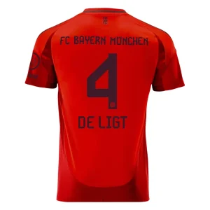 Koop Goedkope Bayern München 2024/25 Matthijs de Ligt #4 Thuis tenue Korte Mouwen Online