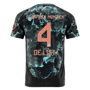 Koop Goedkope Bayern München 2024/25 Matthijs de Ligt #4 Uit tenue Korte Mouwen Online