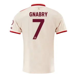 Koop Goedkope Bayern München 2024/25 Serge Gnabry #7 Derde tenue Korte Mouwen Online