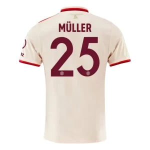 Koop Goedkope Bayern München 2024/25 Thomas Muller #25 Derde tenue Korte Mouwen Online