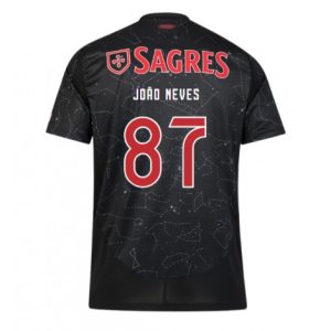 Koop Goedkope Benfica 2024/25 Joao Neves #87 Uit tenue Korte Mouwen Online