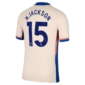 Koop Goedkope Chelsea 2024/25 Nicolas Jackson #15 Uit tenue Korte Mouwen Online