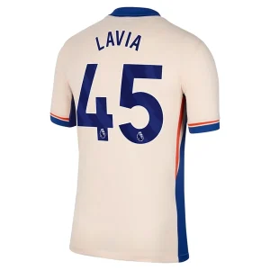 Koop Goedkope Chelsea 2024/25 Roméo Lavia #45 Uit tenue Korte Mouwen Online