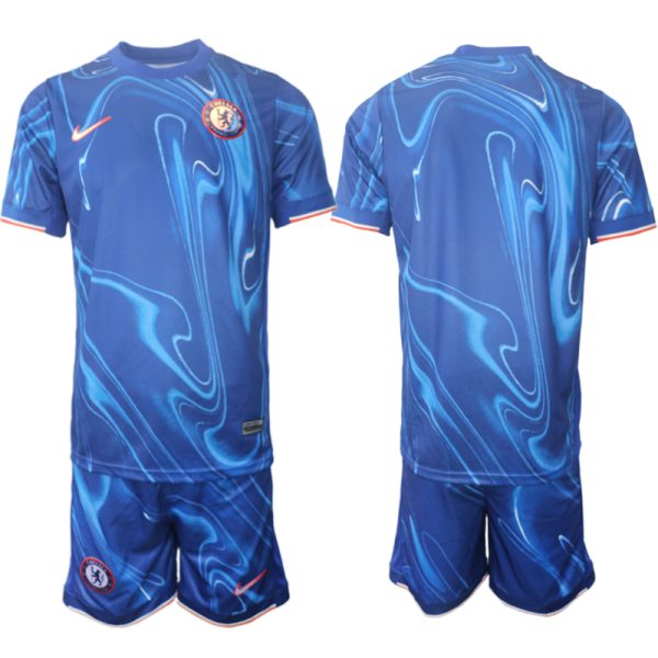 Koop Goedkope Chelsea 2024/25 Thuis tenue Korte Mouw (+ Korte broeken) Online