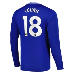 Koop Goedkope Everton 2024/25 Ashley Young #18 Thuis tenue Lange Mouwen Online