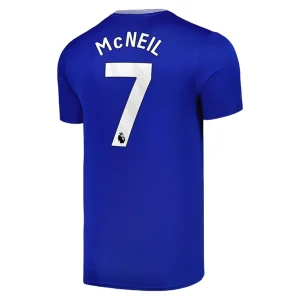 Koop Goedkope Everton 2024/25 Dwight McNeil #7 Thuis tenue Korte Mouwen Online