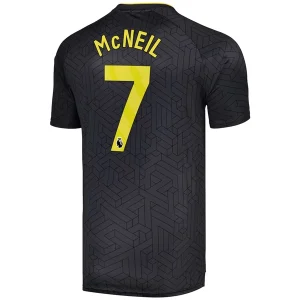 Koop Goedkope Everton 2024/25 Dwight McNeil #7 Uit tenue Korte Mouwen Online