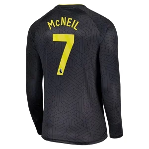 Koop Goedkope Everton 2024/25 Dwight McNeil #7 Uit tenue Lange Mouwen Online