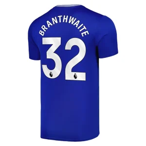 Koop Goedkope Everton 2024/25 Jarrad Branthwaite #32 Thuis tenue Korte Mouwen Online