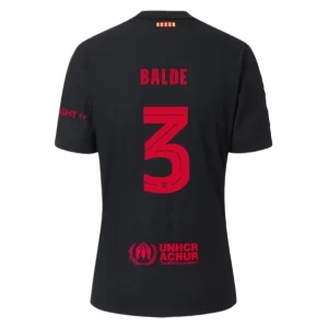 Koop Goedkope FC Barcelona 2024/25 Alejandro Balde #3 Uit tenue Korte Mouwen Online