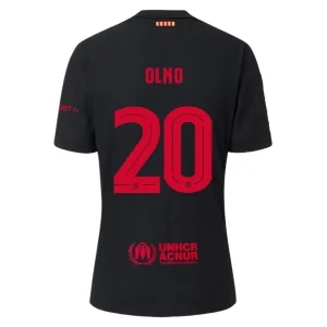 Koop Goedkope FC Barcelona 2024/25 Dani Olmo #20 Uit tenue Korte Mouwen Online