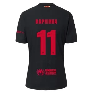 Koop Goedkope FC Barcelona 2024/25 Raphinha #11 Uit tenue Korte Mouwen Online