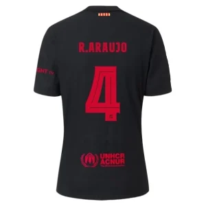 Koop Goedkope FC Barcelona 2024/25 Ronald Araujo #4 Uit tenue Korte Mouwen Online