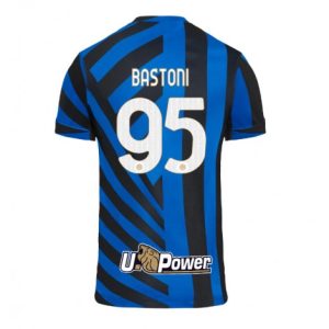 Koop Goedkope Inter Milan 2024/25 Alessandro Bastoni #95 Thuis tenue Korte Mouwen Online