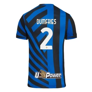 Koop Goedkope Inter Milan 2024/25 Denzel Dumfries #2 Thuis tenue Korte Mouwen Online