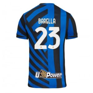 Koop Goedkope Inter Milan 2024/25 Nicolo Barella #23 Thuis tenue Korte Mouwen Online