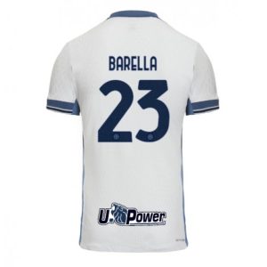 Koop Goedkope Inter Milan 2024/25 Nicolo Barella #23 Uit tenue Korte Mouwen Online