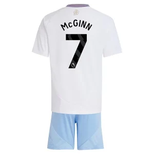 Koop Goedkope Kinder Aston Villa 2024/25 John McGinn #7 Uit tenue Korte Mouw (+ Korte broeken) Online