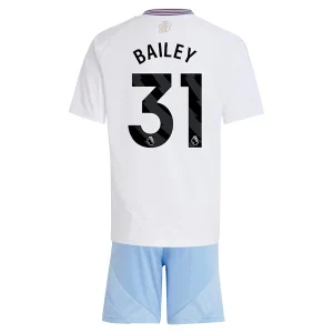 Koop Goedkope Kinder Aston Villa 2024/25 Leon Bailey #31 Uit tenue Korte Mouw (+ Korte broeken) Online