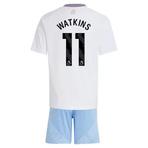 Koop Goedkope Kinder Aston Villa 2024/25 Ollie Watkins #11 Uit tenue Korte Mouw (+ Korte broeken) Online