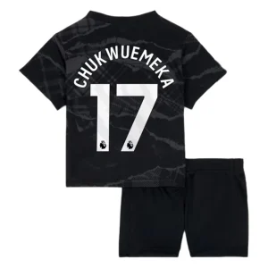 Koop Goedkope Kinder Chelsea 2024/25 Carney Chukwuemeka #17 Derde tenue Korte Mouw (+ Korte broeken) Online