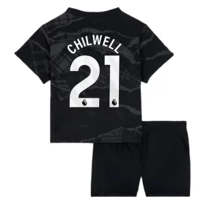 Koop Goedkope Kinder Chelsea 2024/25 Chilwell #21 Derde tenue Korte Mouw (+ Korte broeken) Online