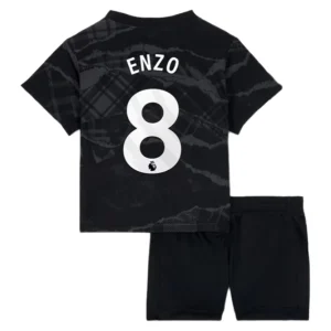 Koop Goedkope Kinder Chelsea 2024/25 Enzo Fernandez #8 Derde tenue Korte Mouw (+ Korte broeken) Online