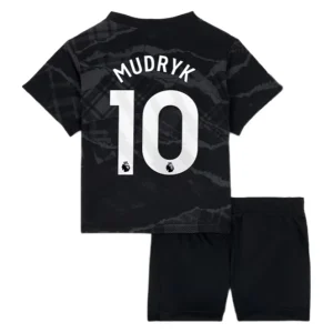 Koop Goedkope Kinder Chelsea 2024/25 Mykhaylo Mudryk #10 Derde tenue Korte Mouw (+ Korte broeken) Online