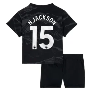 Koop Goedkope Kinder Chelsea 2024/25 Nicolas Jackson #15 Derde tenue Korte Mouw (+ Korte broeken) Online