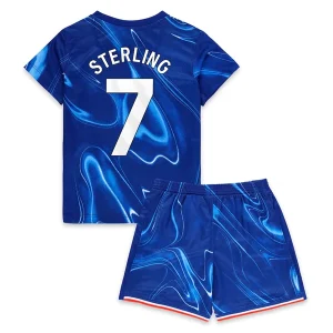 Koop Goedkope Kinder Chelsea 2024/25 Raheem Sterling #7 Thuis tenue Korte Mouw (+ Korte broeken) Online