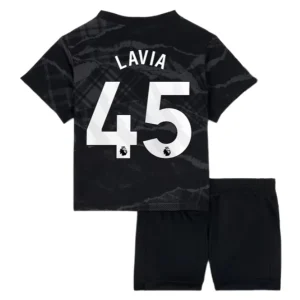 Koop Goedkope Kinder Chelsea 2024/25 Roméo Lavia #45 Derde tenue Korte Mouw (+ Korte broeken) Online