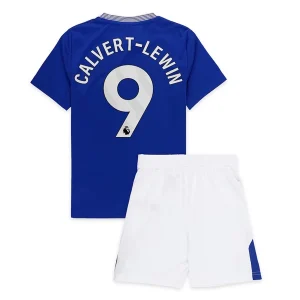 Koop Goedkope Kinder Everton 2024/25 Dominic Calvert-Lewin #9 Thuis tenue Korte Mouw (+ Korte broeken) Online