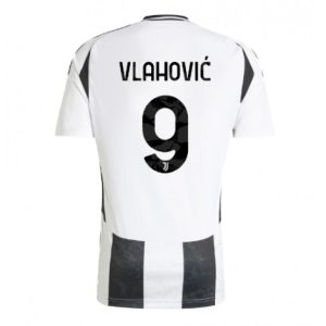 Koop Juventus 2024/25 Dusan Vlahovic #9 Thuis tenue met korte mouwen online