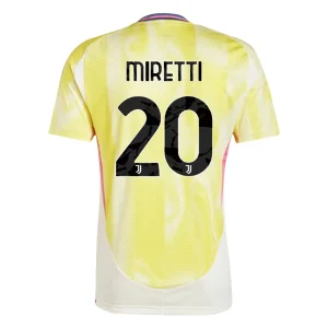 Koop Juventus 2024/25 Fabio Miretti #20 Uit tenue met korte mouwen online