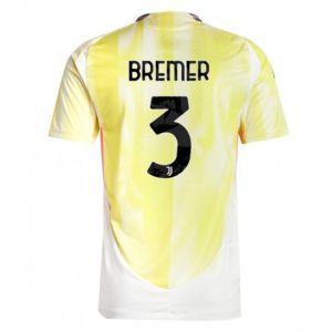 Koop Juventus 2024/25 Gleison Bremer #3 Uit tenue met korte mouwen online