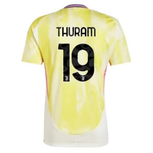 Koop Juventus 2024/25 Khéphren Thuram #19 Uit tenue met korte mouwen online