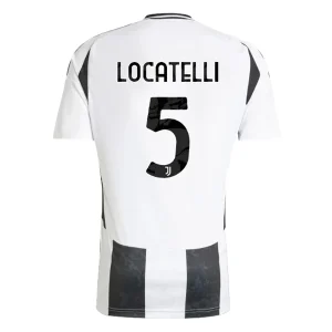 Koop Juventus 2024/25 Manuel Locatelli #5 Thuis tenue met korte mouwen online