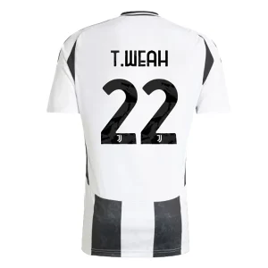 Koop Juventus 2024/25 Timothy Weah #22 Thuis tenue met korte mouwen online