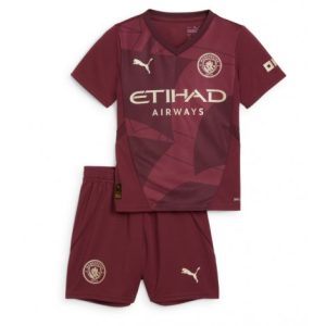 Koop Kinder Manchester City 2024/25 Derde tenue met Korte Mouw (+ Korte broeken) Online