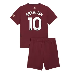 Koop Kinder Manchester City 2024/25 Jack Grealish #10 Derde tenue met Korte Mouw (+ Korte broeken) Online