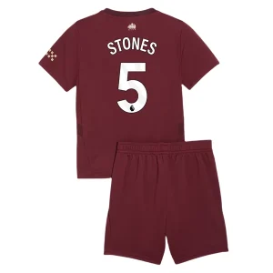 Koop Kinder Manchester City 2024/25 John Stones #5 Derde tenue met Korte Mouw (+ Korte broeken) Online