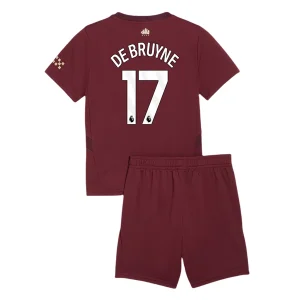 Koop Kinder Manchester City 2024/25 Kevin De Bruyne #17 Derde tenue met Korte Mouw (+ Korte broeken) Online